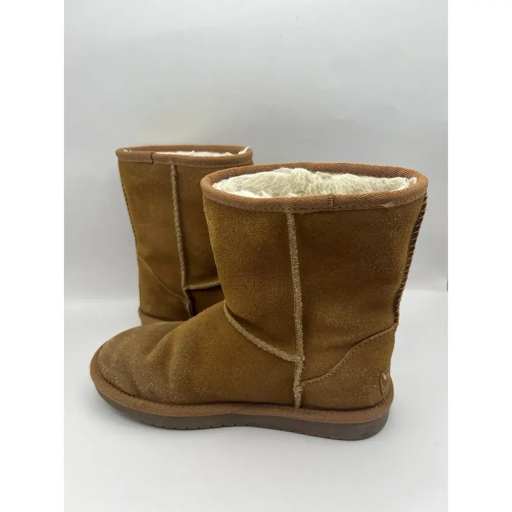 Kookaburra By Ugg Brown Suede Short Boots Kids Size 2